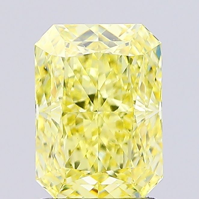 1.83 Carat Radiant Shaped, Excellent Cut, VVS2 Clarity, IGI Certified Lab Grown Diamond
