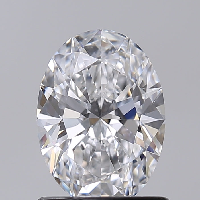 1.00 Carat Oval Shaped, Excellent Cut, D Color, VVS2 Clarity, IGI Certified Lab Grown Diamond