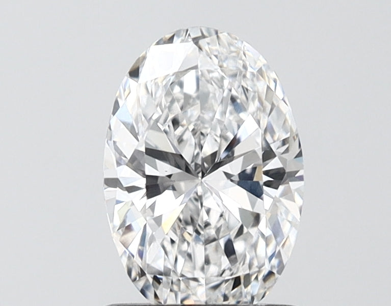 1.10 Carat Oval Shaped, Ideal Cut, D Color, VVS2 Clarity, IGI Certified Lab Grown Diamond