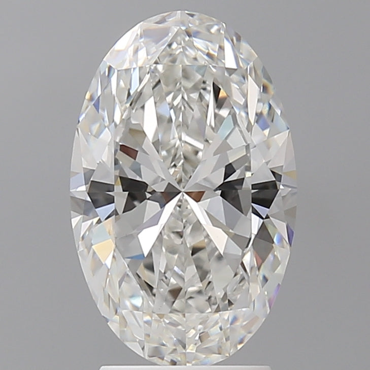 3.09 Carat Oval Shaped, Ideal Cut, E Color, VVS2 Clarity, IGI Certified Lab Grown Diamond