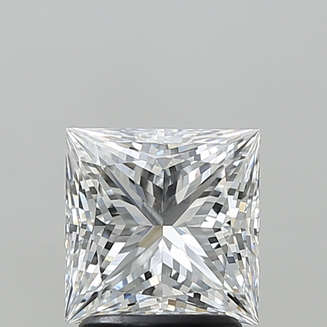 2.08 Carat Princess Shaped, Ideal Cut, E Color, VVS2 Clarity, IGI Certified Lab Grown Diamond