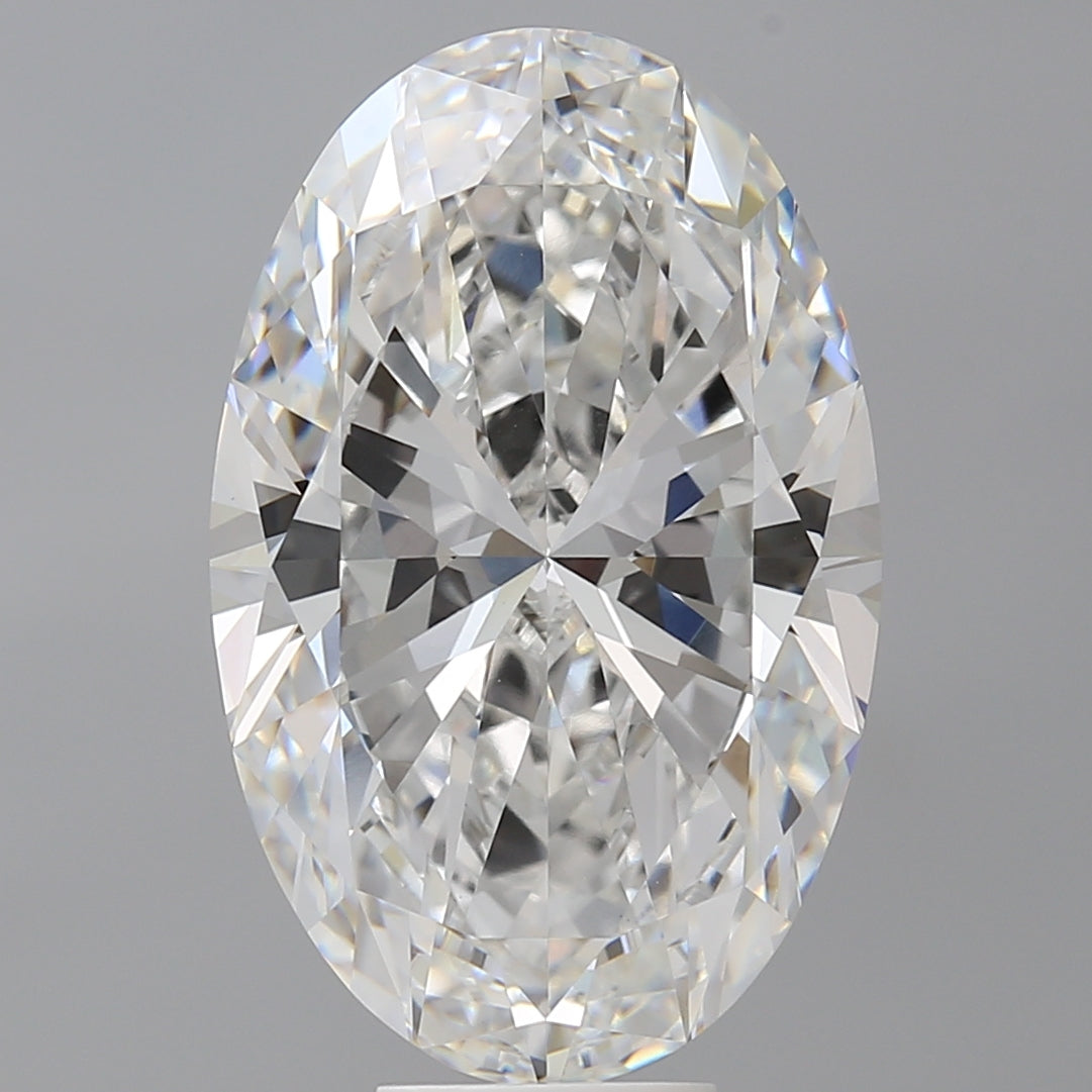 10.07 Carat Oval Shaped, Ideal Cut, F Color, VVS2 Clarity, IGI Certified Lab Grown Diamond