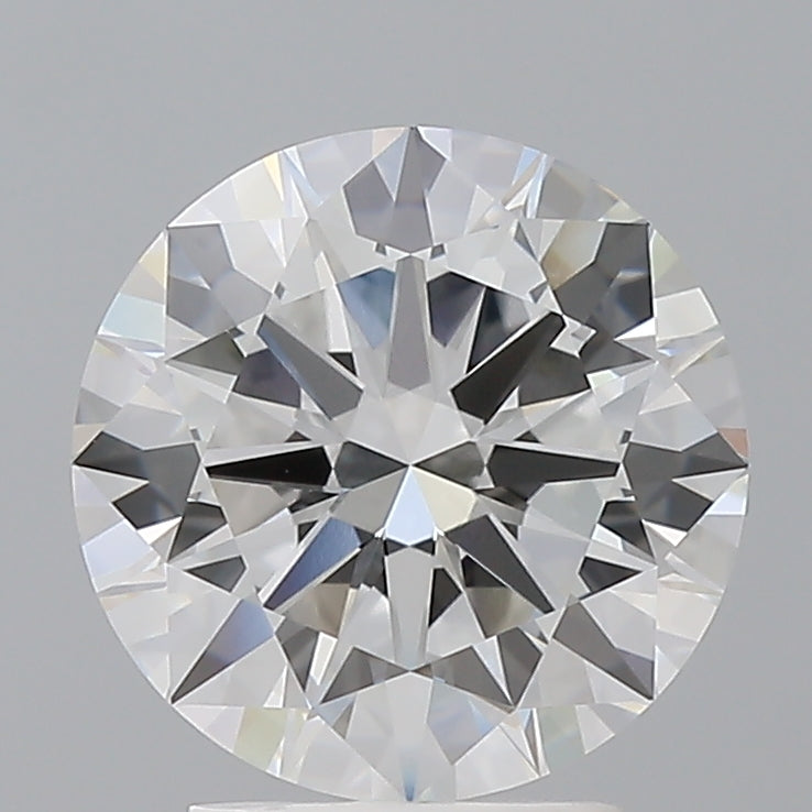 3.00 Carat Round Shaped, Excellent Cut, E Color, VVS2 Clarity, IGI Certified Lab Grown Diamond