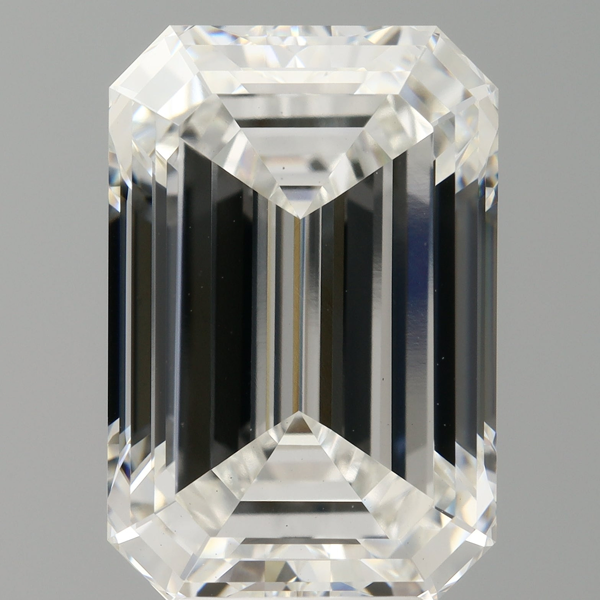7.60 Carat Emerald Shaped, Ideal Cut, F Color, VS1 Clarity, IGI Certified Lab Grown Diamond