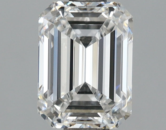 1.53 Carat Emerald Shaped, Ideal Cut, D Color, VVS2 Clarity, IGI Certified Lab Grown Diamond