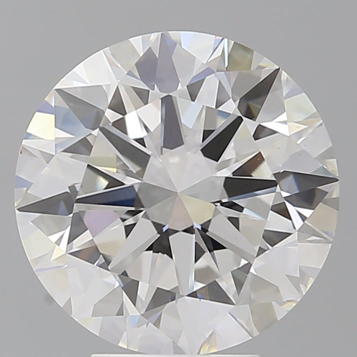 5.50 Carat Round Shaped, Excellent Cut, F Color, VVS2 Clarity, IGI Certified Lab Grown Diamond