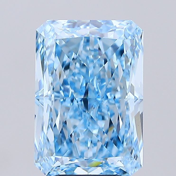 5.01 Carat Radiant Shaped, Excellent Cut, VS1 Clarity, IGI Certified Lab Grown Diamond