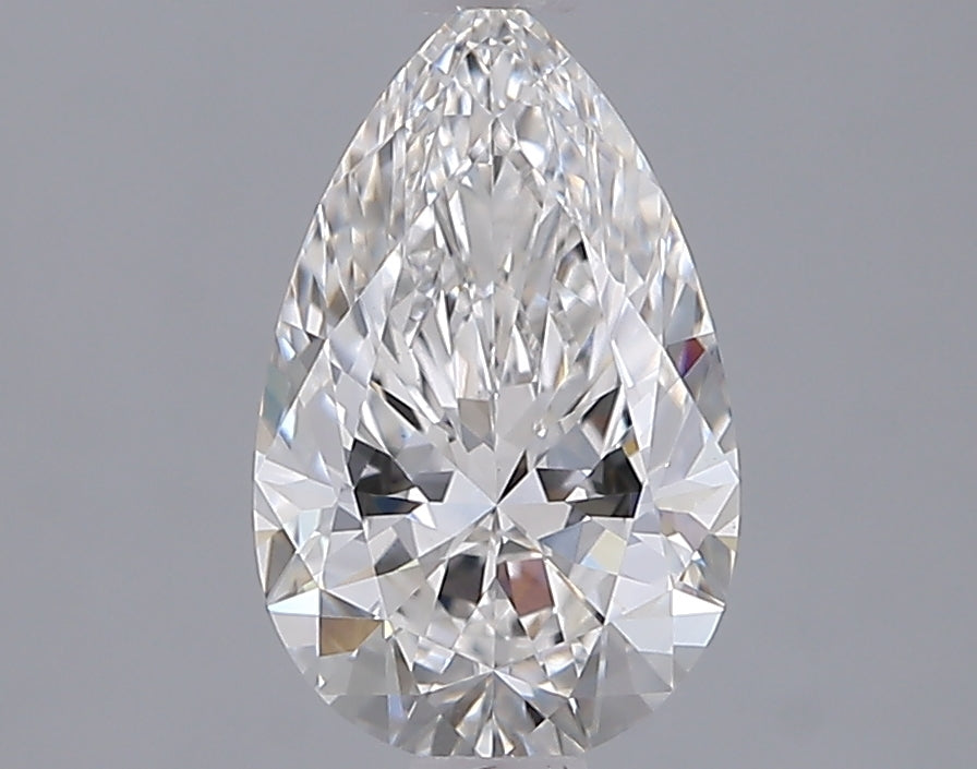 1.55 Carat Pear Shaped, Ideal Cut, E Color, VVS2 Clarity, IGI Certified Lab Grown Diamond