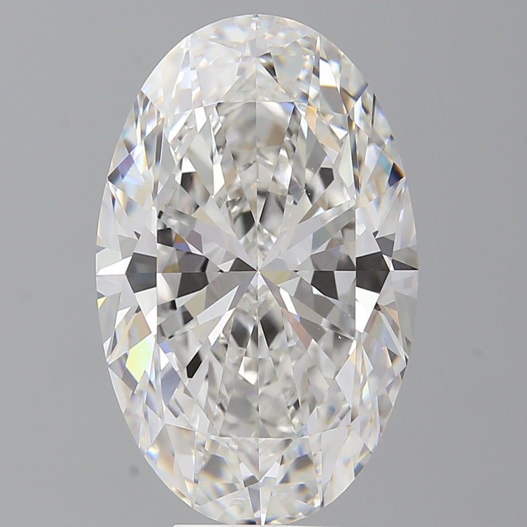 9.58 Carat Oval Shaped, Ideal Cut, E Color, VVS2 Clarity, IGI Certified Lab Grown Diamond