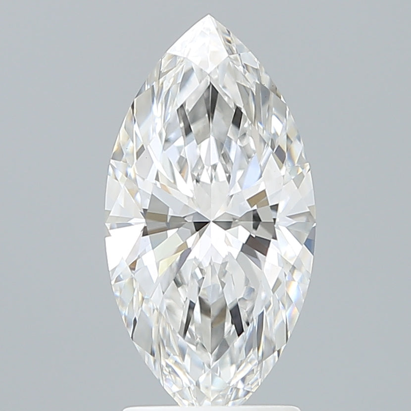 2.37 Carat Marquise Shaped, Ideal Cut, F Color, VVS2 Clarity, IGI Certified Lab Grown Diamond