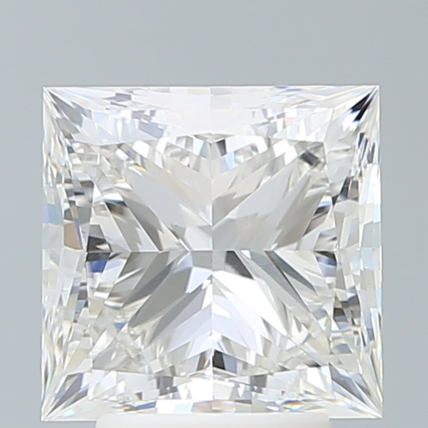 4.02 Carat Princess Shaped, Ideal Cut, F Color, VVS2 Clarity, IGI Certified Lab Grown Diamond