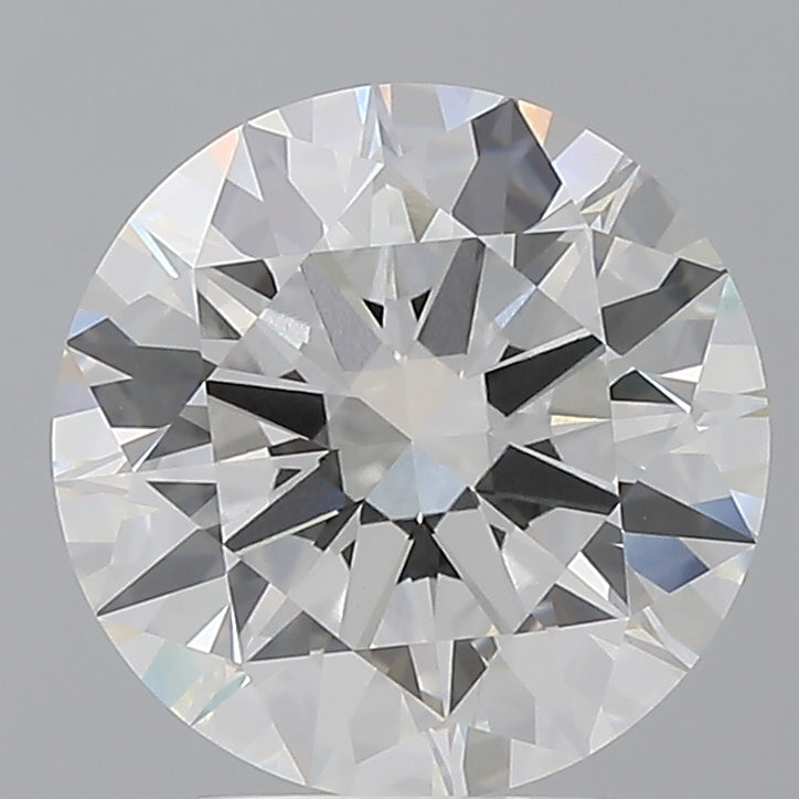 3.60 Carat Round Shaped, Ideal Cut, E Color, VVS2 Clarity, IGI Certified Lab Grown Diamond