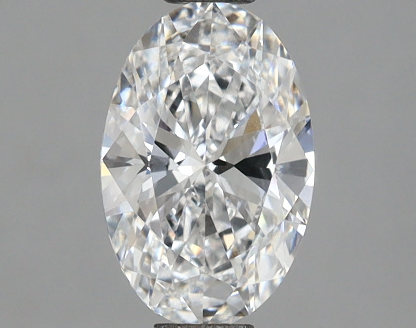 1.09 Carat Oval Shaped, Ideal Cut, D Color, VVS2 Clarity, IGI Certified Lab Grown Diamond