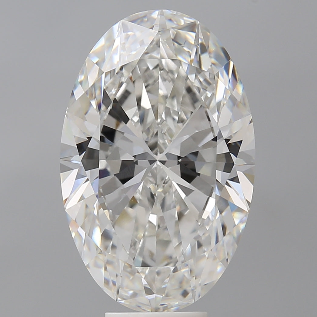 9.02 Carat Oval Shaped, Ideal Cut, E Color, VVS2 Clarity, IGI Certified Lab Grown Diamond