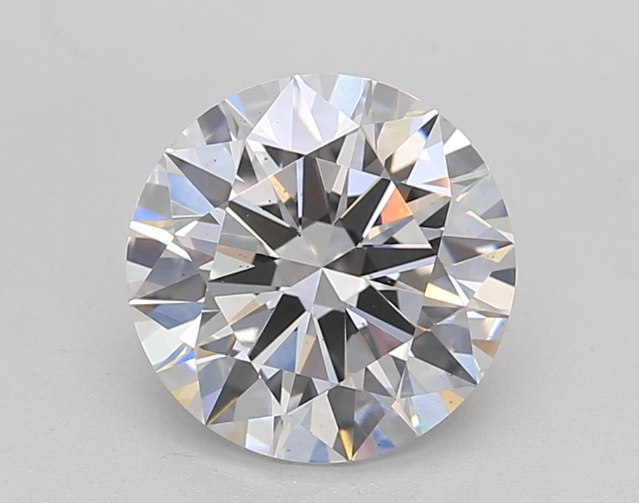 2.21 Carat Round Shaped, Excellent Cut, E Color, VS2 Clarity, GIA Certified Lab Grown Diamond