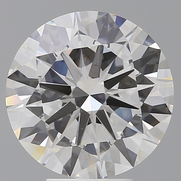 5.59 Carat Round Shaped, Excellent Cut, E Color, VVS2 Clarity, IGI Certified Lab Grown Diamond