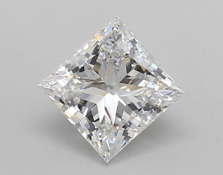 1.00 Carat Princess Shaped, Very Good Cut, E Color, VVS2 Clarity, IGI Certified Lab Grown Diamond
