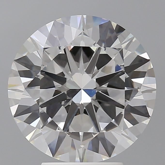 4.60 Carat Round Shaped, Excellent Cut, F Color, VVS2 Clarity, IGI Certified Lab Grown Diamond
