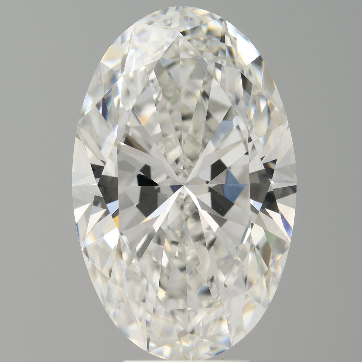 7.59 Carat Oval Shaped, Ideal Cut, F Color, VVS2 Clarity, IGI Certified Lab Grown Diamond
