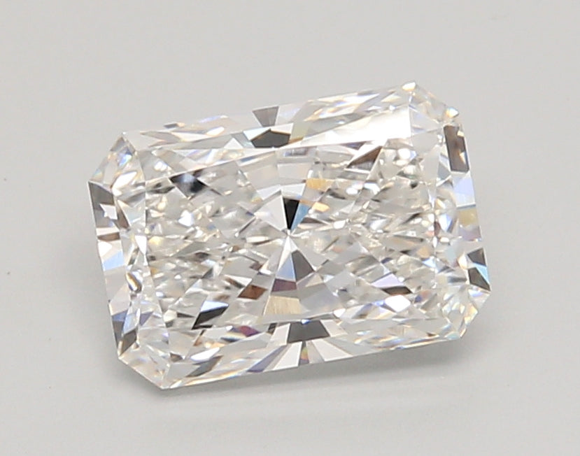 2.05 Carat Radiant Shaped, Ideal Cut, E Color, VVS2 Clarity, IGI Certified Lab Grown Diamond