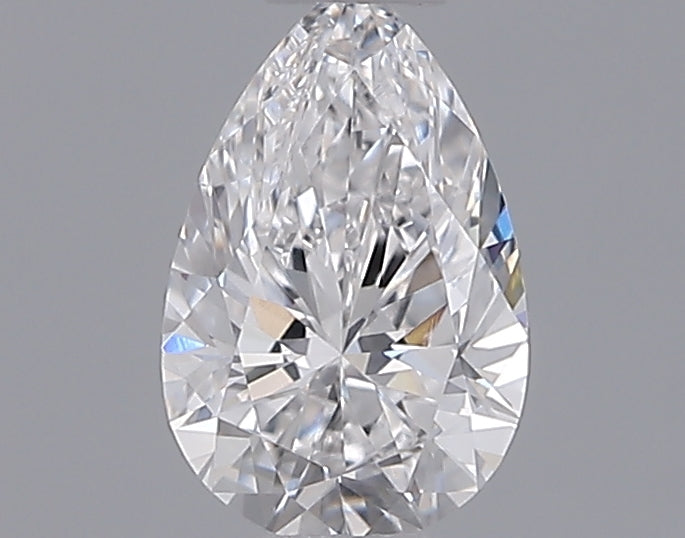 0.55 Carat Pear Shaped, Ideal Cut, E Color, VVS1 Clarity, IGI Certified Lab Grown Diamond