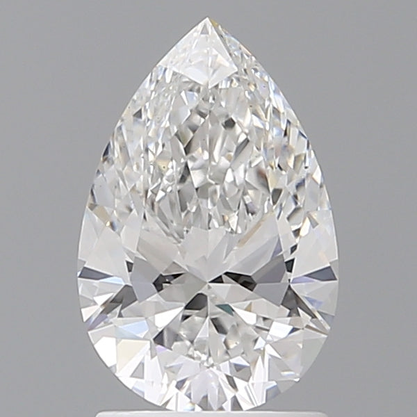 1.60 Carat Pear Shaped, Ideal Cut, E Color, VS1 Clarity, IGI Certified Lab Grown Diamond