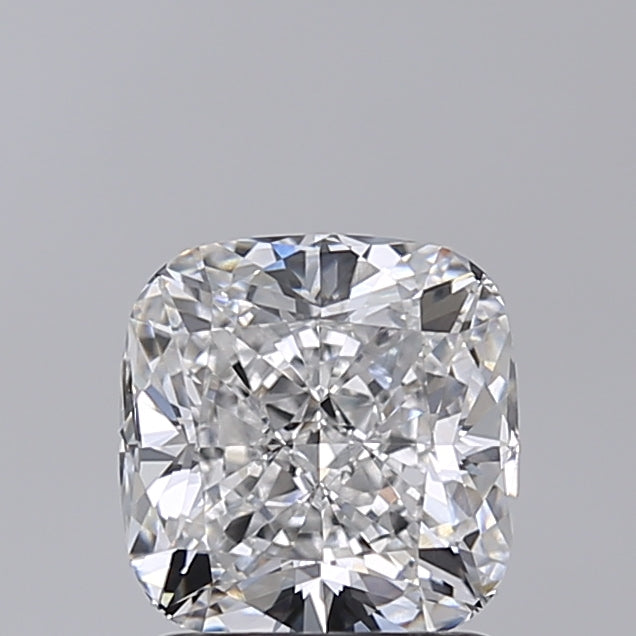 1.52 Carat Cushion Shaped, Excellent Cut, D Color, VVS2 Clarity, IGI Certified Lab Grown Diamond