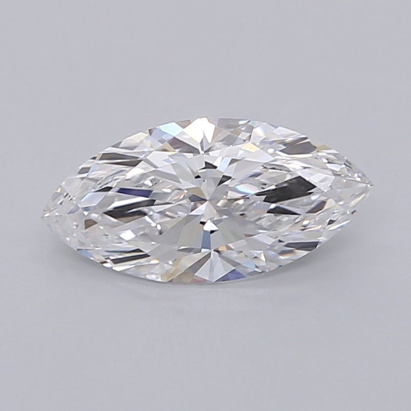 1.54 Carat Marquise Shaped, Ideal Cut, D Color, VVS1 Clarity, IGI Certified Lab Grown Diamond