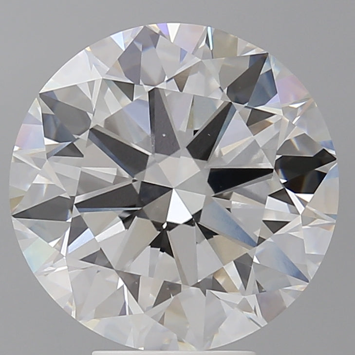 6.53 Carat Round Shaped, Excellent Cut, F Color, VVS2 Clarity, IGI Certified Lab Grown Diamond