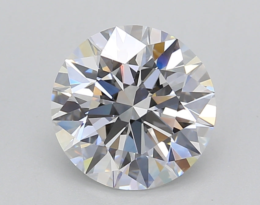 2.09 Carat Round Shaped, Ideal Cut, D Color, VVS1 Clarity, IGI Certified Lab Grown Diamond