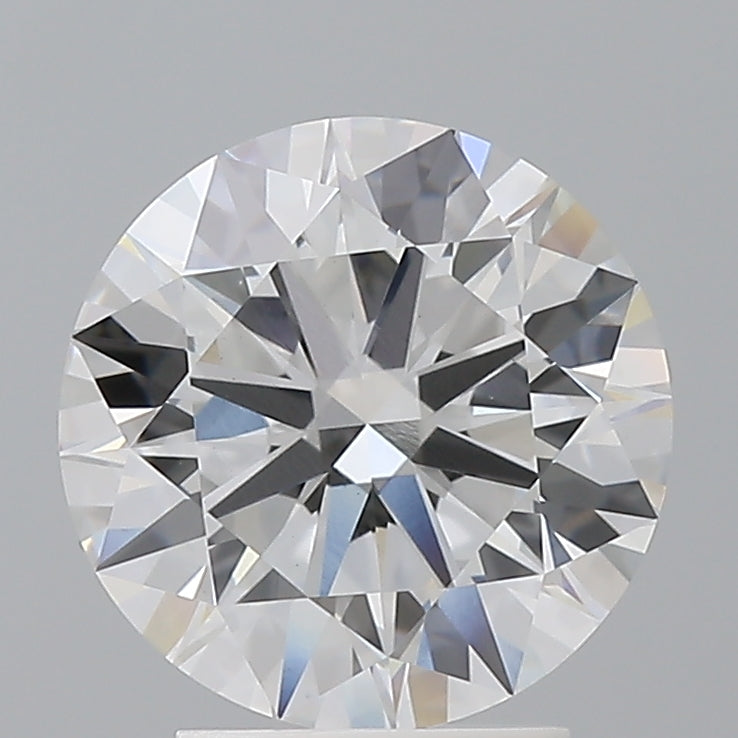 3.04 Carat Round Shaped, Ideal Cut, E Color, VVS2 Clarity, IGI Certified Lab Grown Diamond