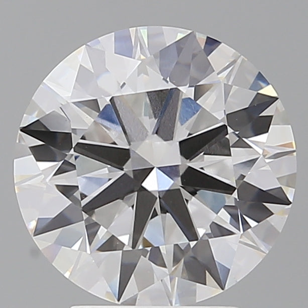 3.59 Carat Round Shaped, Ideal Cut, E Color, VVS2 Clarity, IGI Certified Lab Grown Diamond