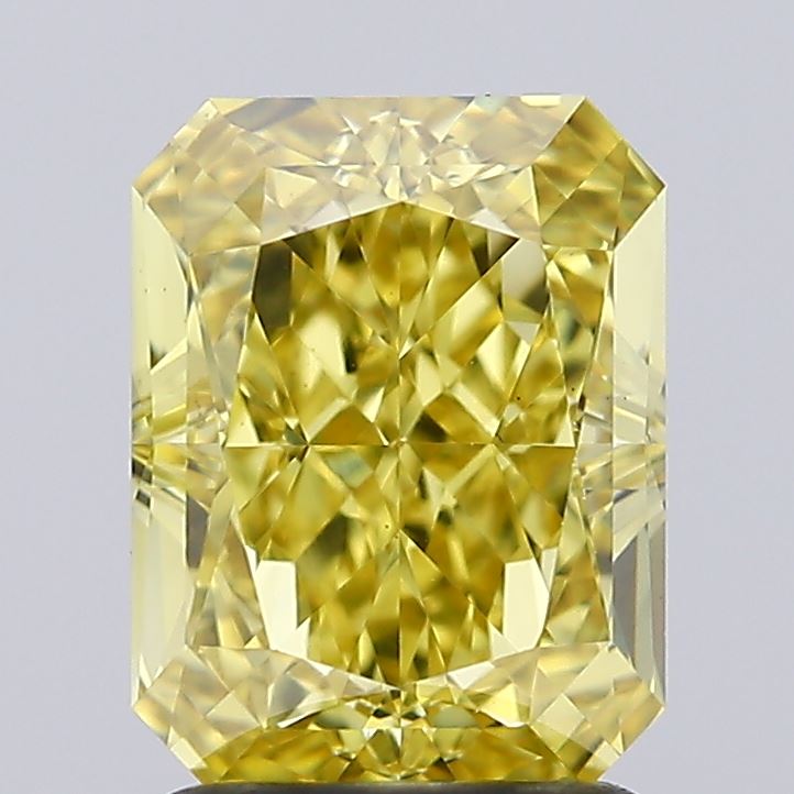2.09 Carat Radiant Shaped, Excellent Cut, VS1 Clarity, IGI Certified Lab Grown Diamond
