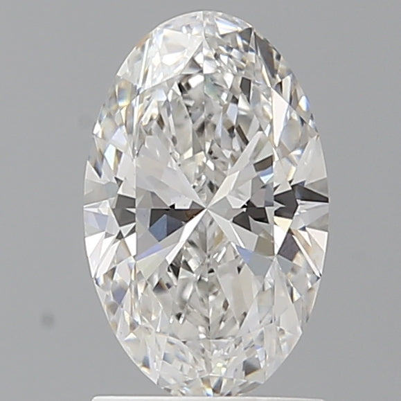 1.50 Carat Oval Shaped, Ideal Cut, F Color, VVS2 Clarity, IGI Certified Lab Grown Diamond