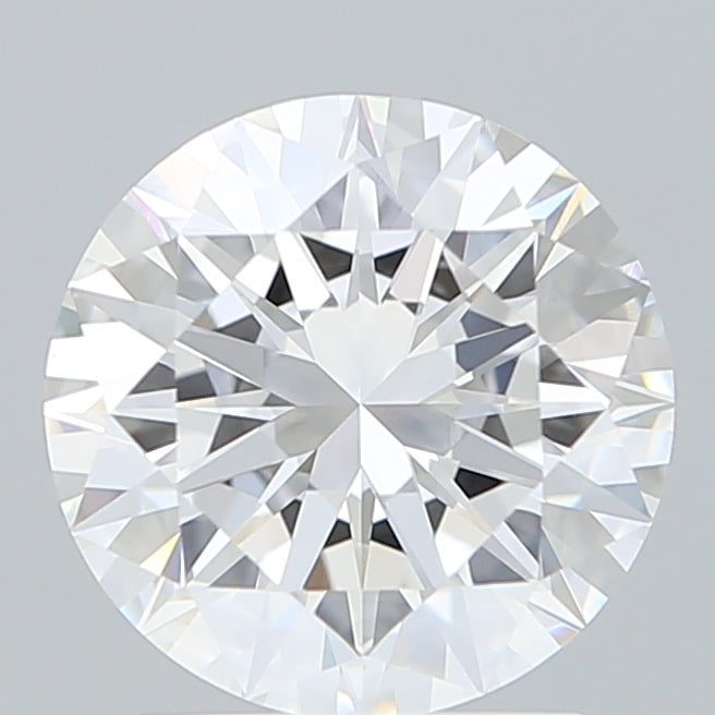 2.17 Carat Round Shaped, Excellent Cut, E Color, VVS2 Clarity, IGI Certified Lab Grown Diamond