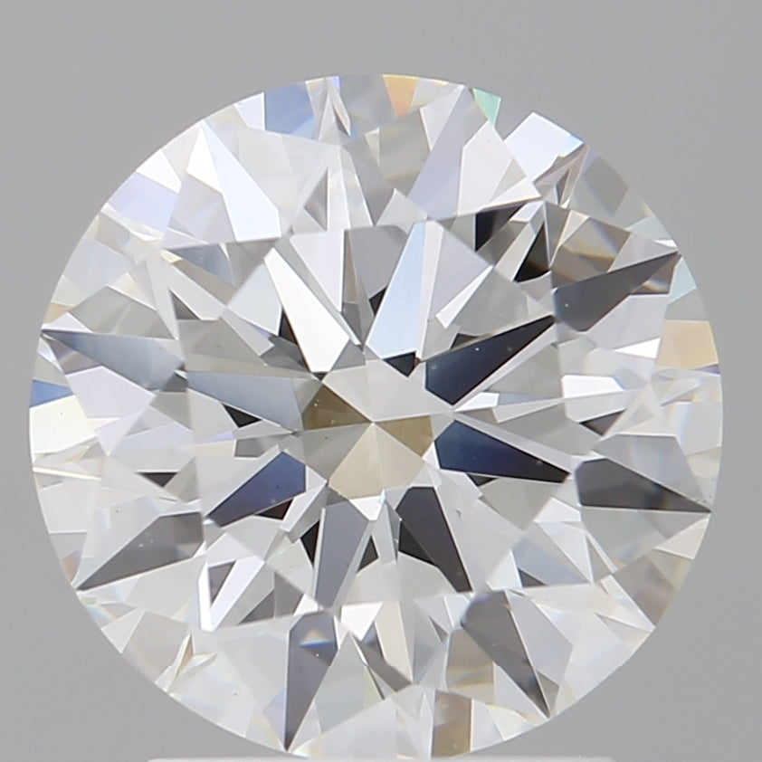 2.60 Carat Round Shaped, Ideal Cut, E Color, VVS2 Clarity, IGI Certified Lab Grown Diamond
