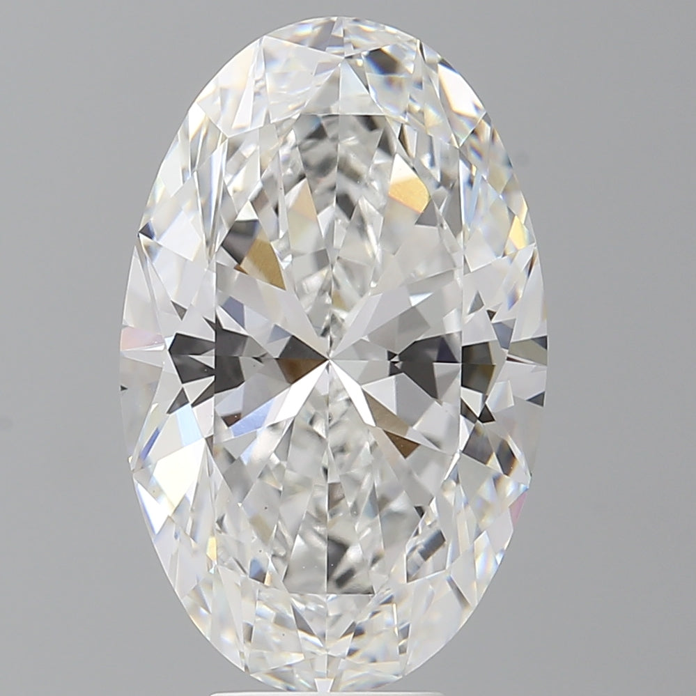 8.08 Carat Oval Shaped, Ideal Cut, E Color, VVS2 Clarity, IGI Certified Lab Grown Diamond
