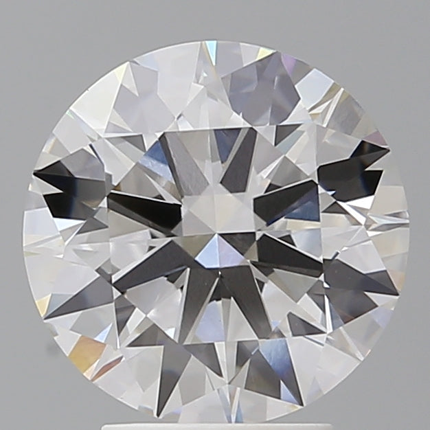 3.59 Carat Round Shaped, Ideal Cut, F Color, VVS2 Clarity, IGI Certified Lab Grown Diamond