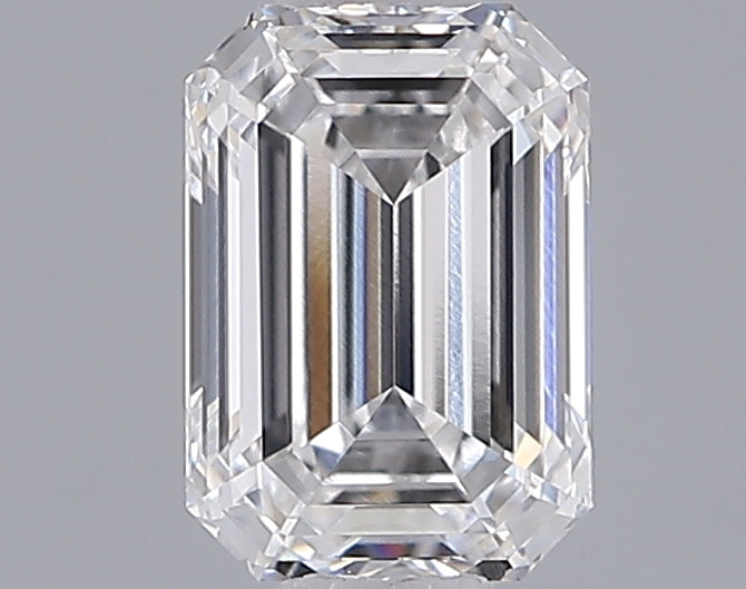 1.01 Carat Emerald Shaped, Ideal Cut, D Color, VVS1 Clarity, IGI Certified Lab Grown Diamond