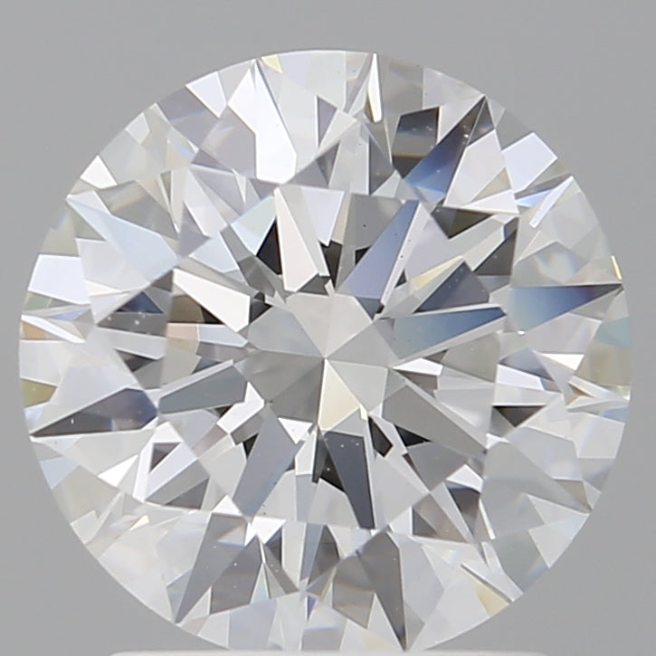 2.03 Carat Round Shaped, Ideal Cut, E Color, VVS2 Clarity, IGI Certified Lab Grown Diamond