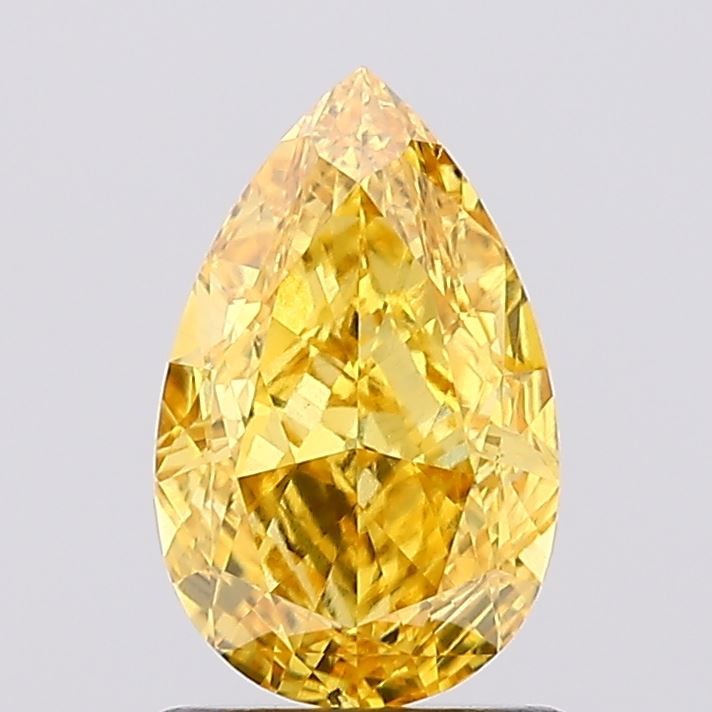 1.28 Carat Pear Shaped, Excellent Cut, VS2 Clarity, IGI Certified Lab Grown Diamond