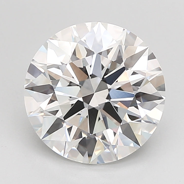 3.55 Carat Round Shaped, Ideal Cut, E Color, VVS2 Clarity, IGI Certified Lab Grown Diamond
