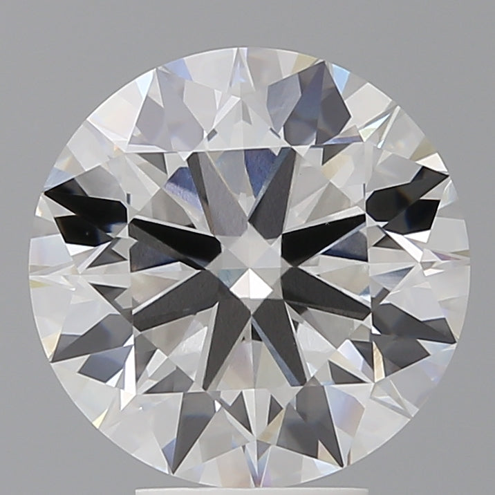 5.54 Carat Round Shaped, Ideal Cut, E Color, VVS2 Clarity, IGI Certified Lab Grown Diamond
