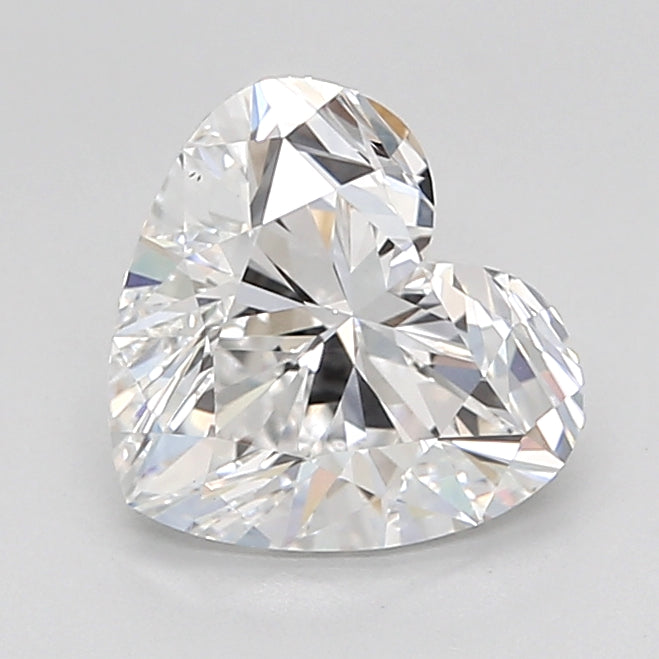 2.01 Carat Heart Shaped, Excellent Cut, D Color, VS1 Clarity, IGI Certified Lab Grown Diamond