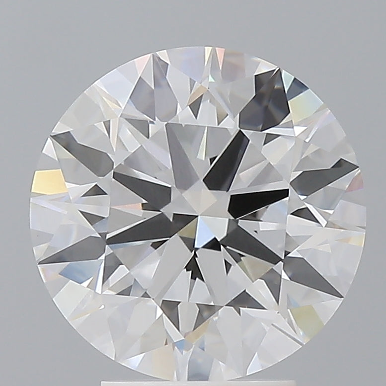 4.09 Carat Round Shaped, Ideal Cut, E Color, VVS2 Clarity, IGI Certified Lab Grown Diamond