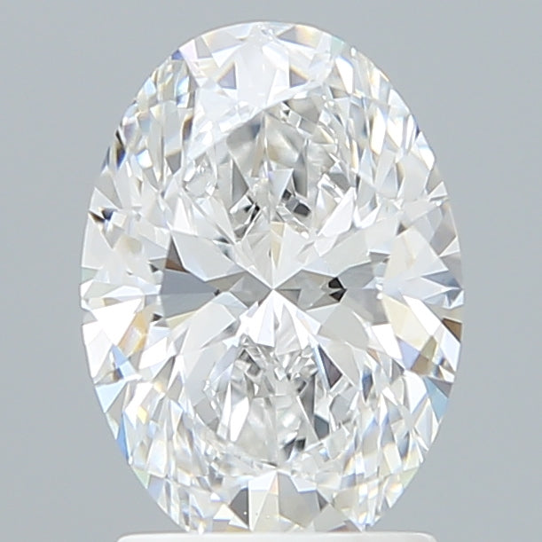 2.05 Carat Oval Shaped, Excellent Cut, D Color, VVS2 Clarity, IGI Certified Lab Grown Diamond