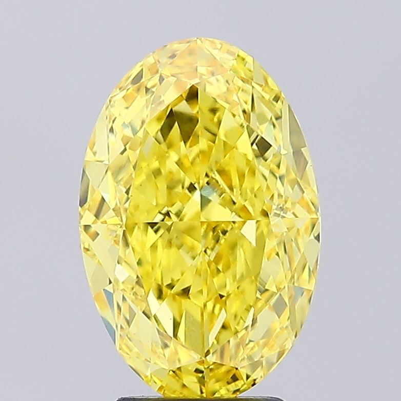 4.12 Carat Oval Shaped, Excellent Cut, VVS2 Clarity, IGI Certified Lab Grown Diamond