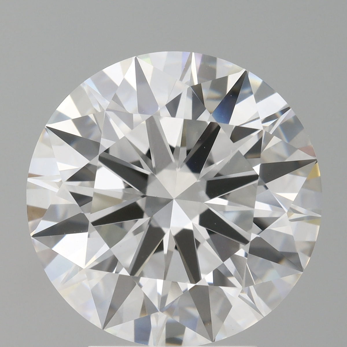 4.05 Carat Round Shaped, Ideal Cut, F Color, VVS2 Clarity, IGI Certified Lab Grown Diamond