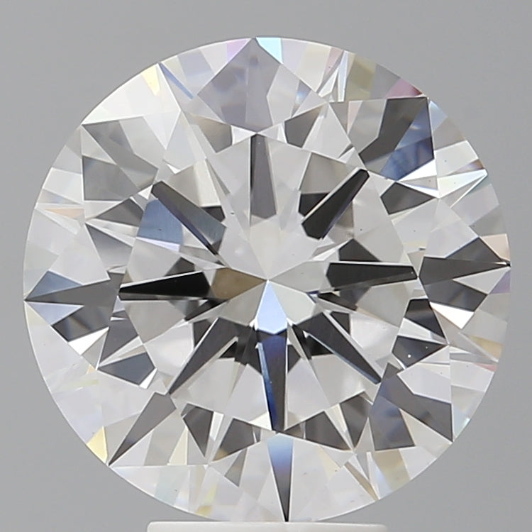 6.59 Carat Round Shaped, Excellent Cut, F Color, VS1 Clarity, IGI Certified Lab Grown Diamond