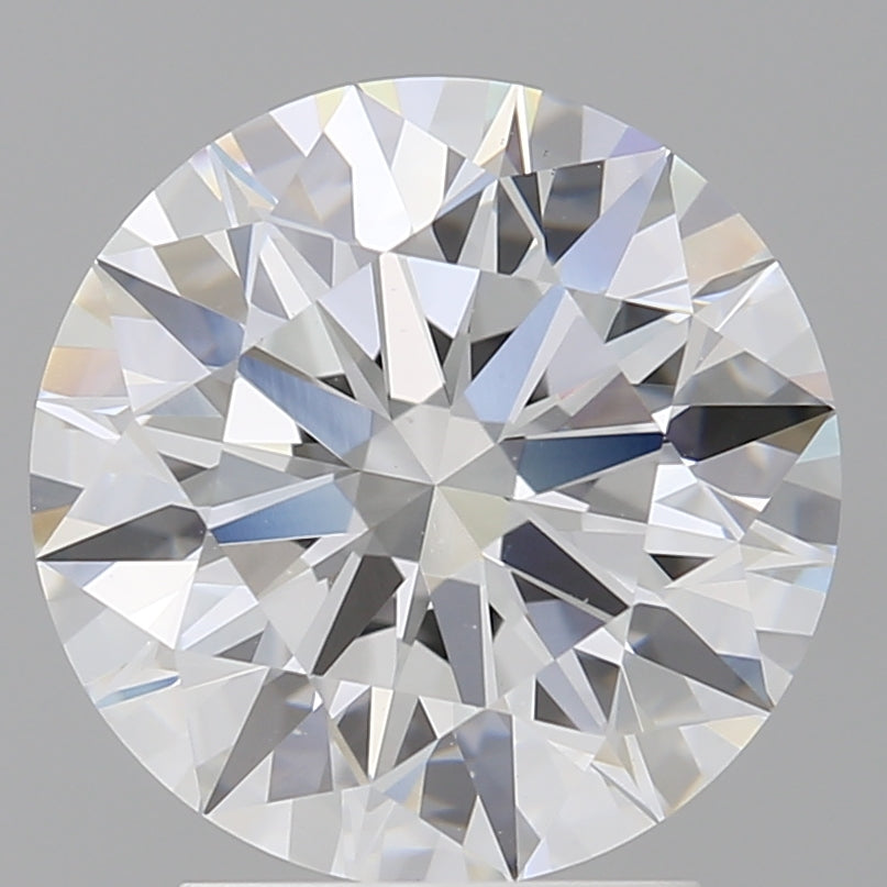 3.09 Carat Round Shaped, Ideal Cut, E Color, VVS2 Clarity, IGI Certified Lab Grown Diamond
